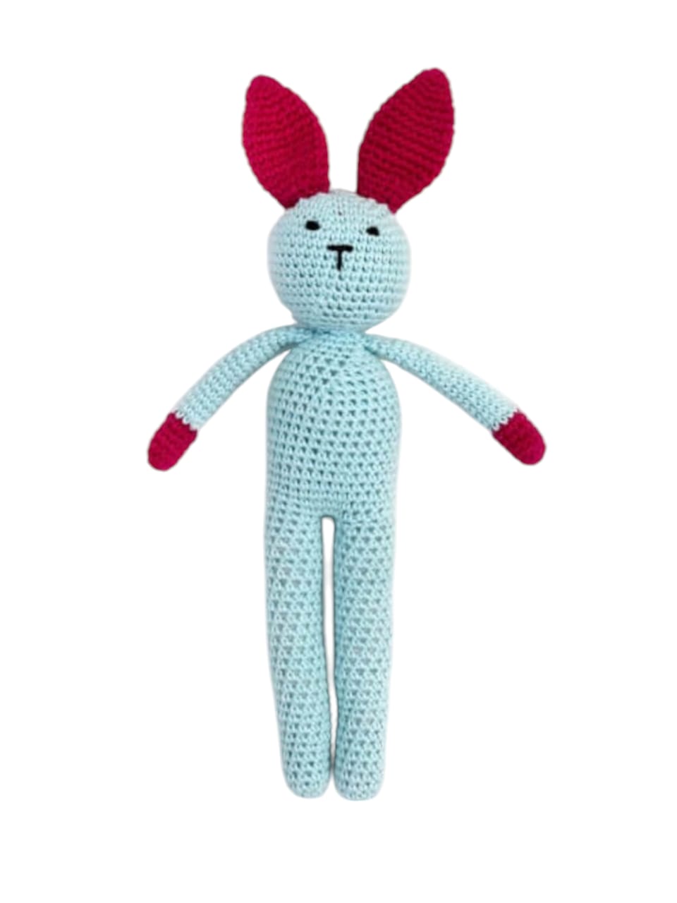 Hoppy Bunny β Handmade Organic Crochet Dog Toy