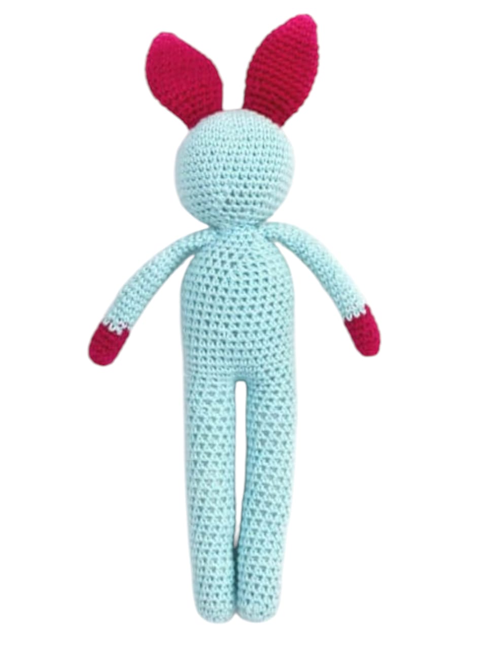 Hoppy Bunny β Handmade Organic Crochet Dog Toy