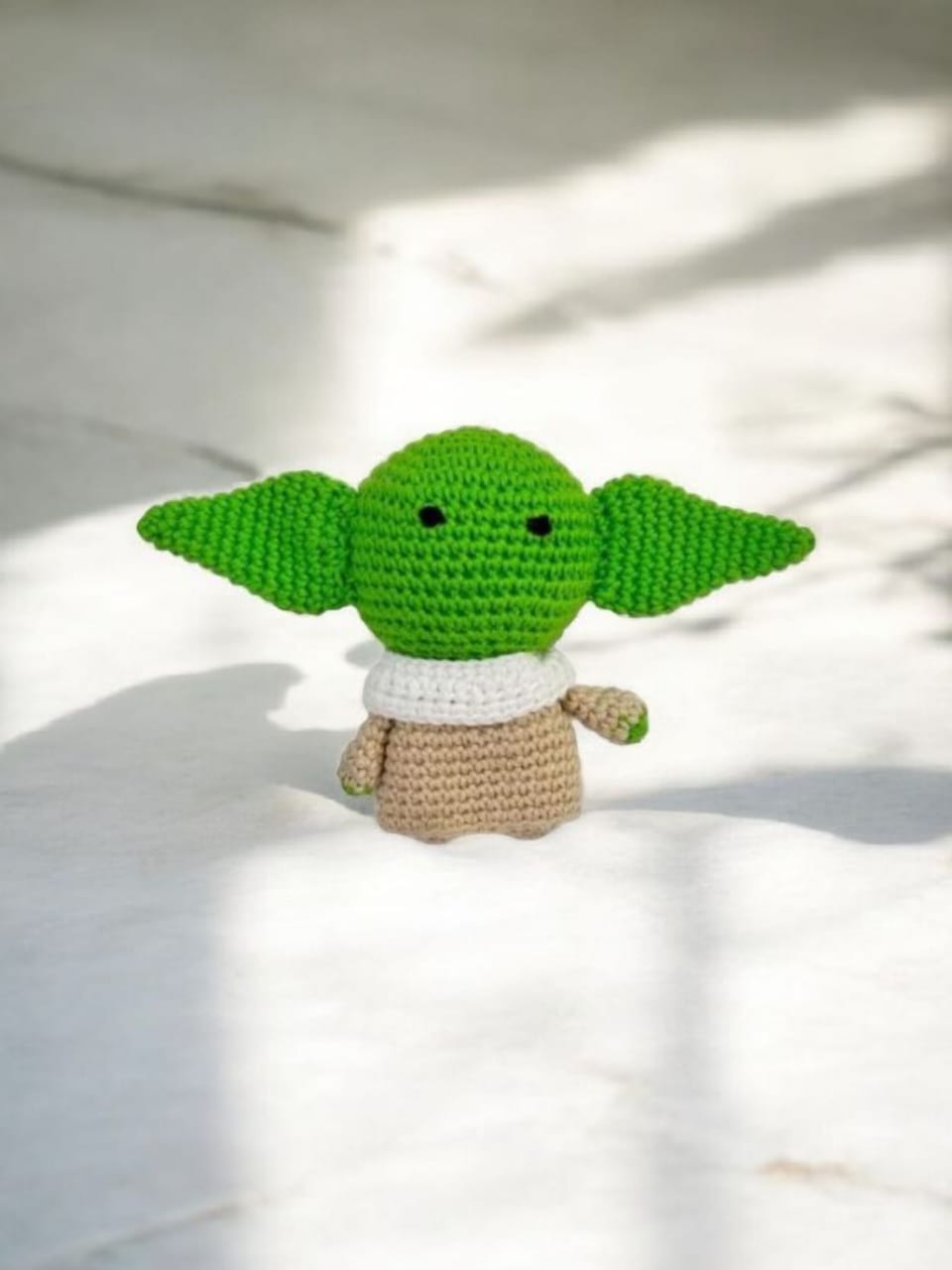 Yoda Buddy โ Organic Crochet Dog Toy