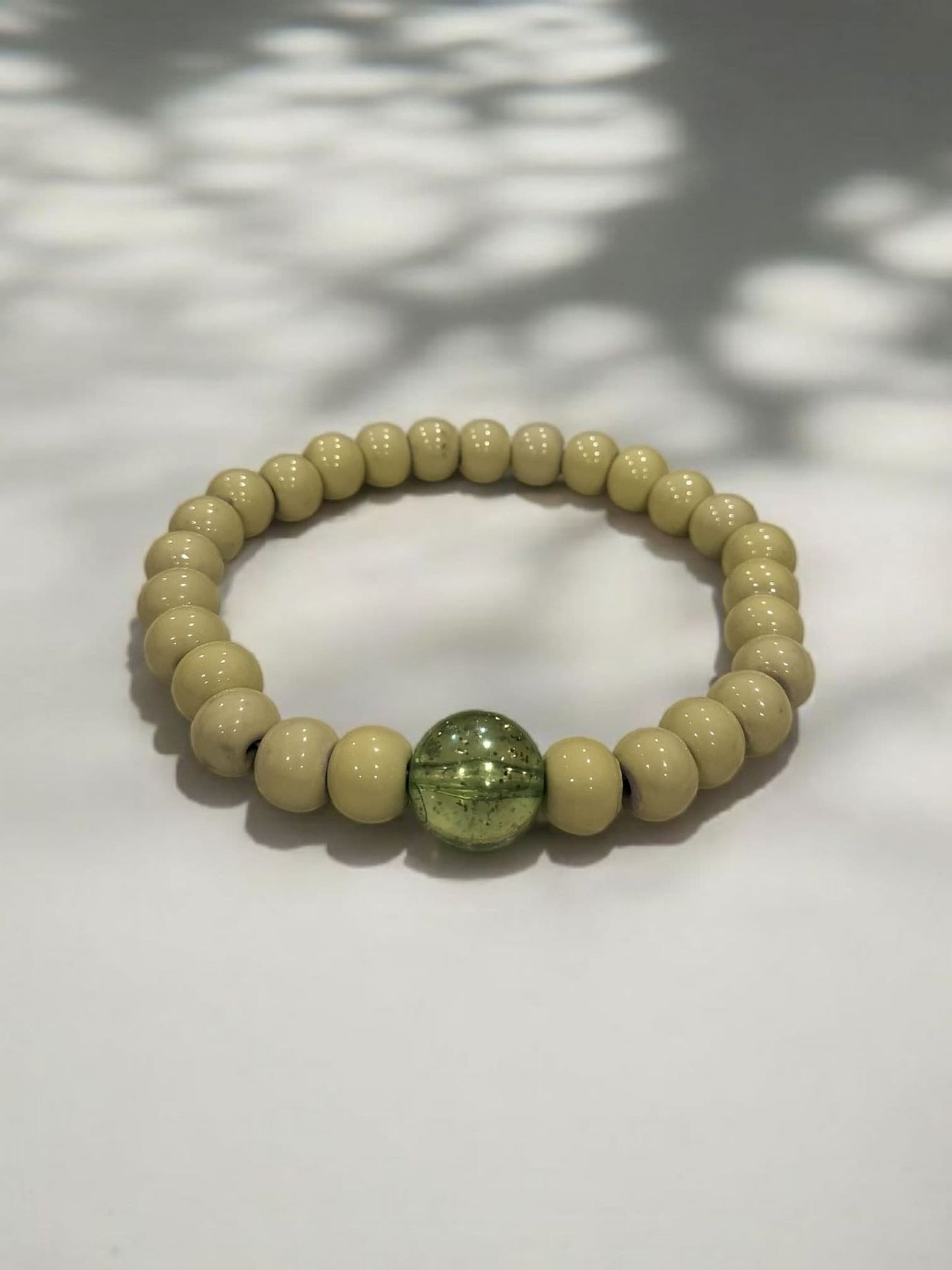 Ceramic bead collar for doggo