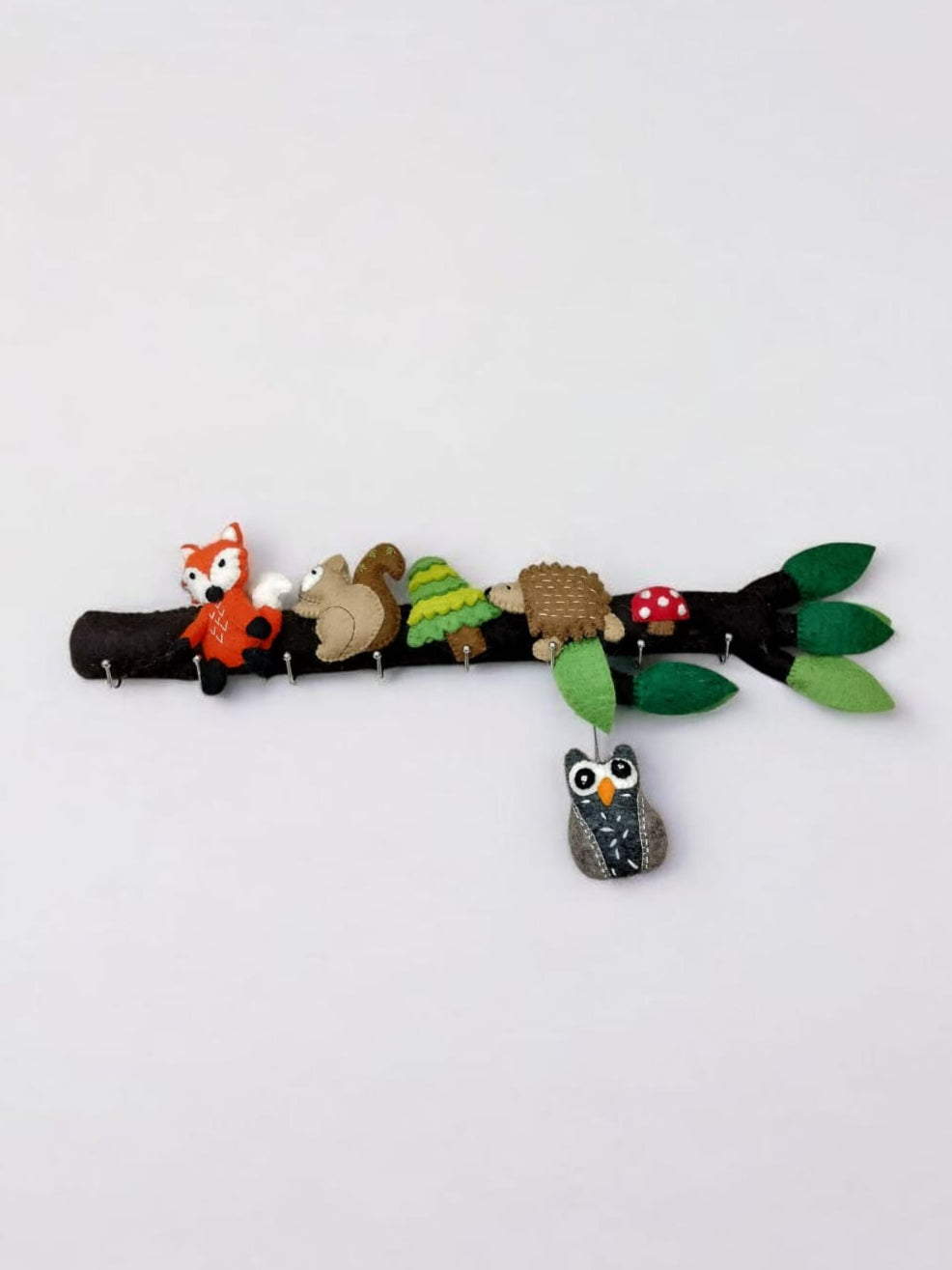 Jungle Animal-Themed Wall Key Holder