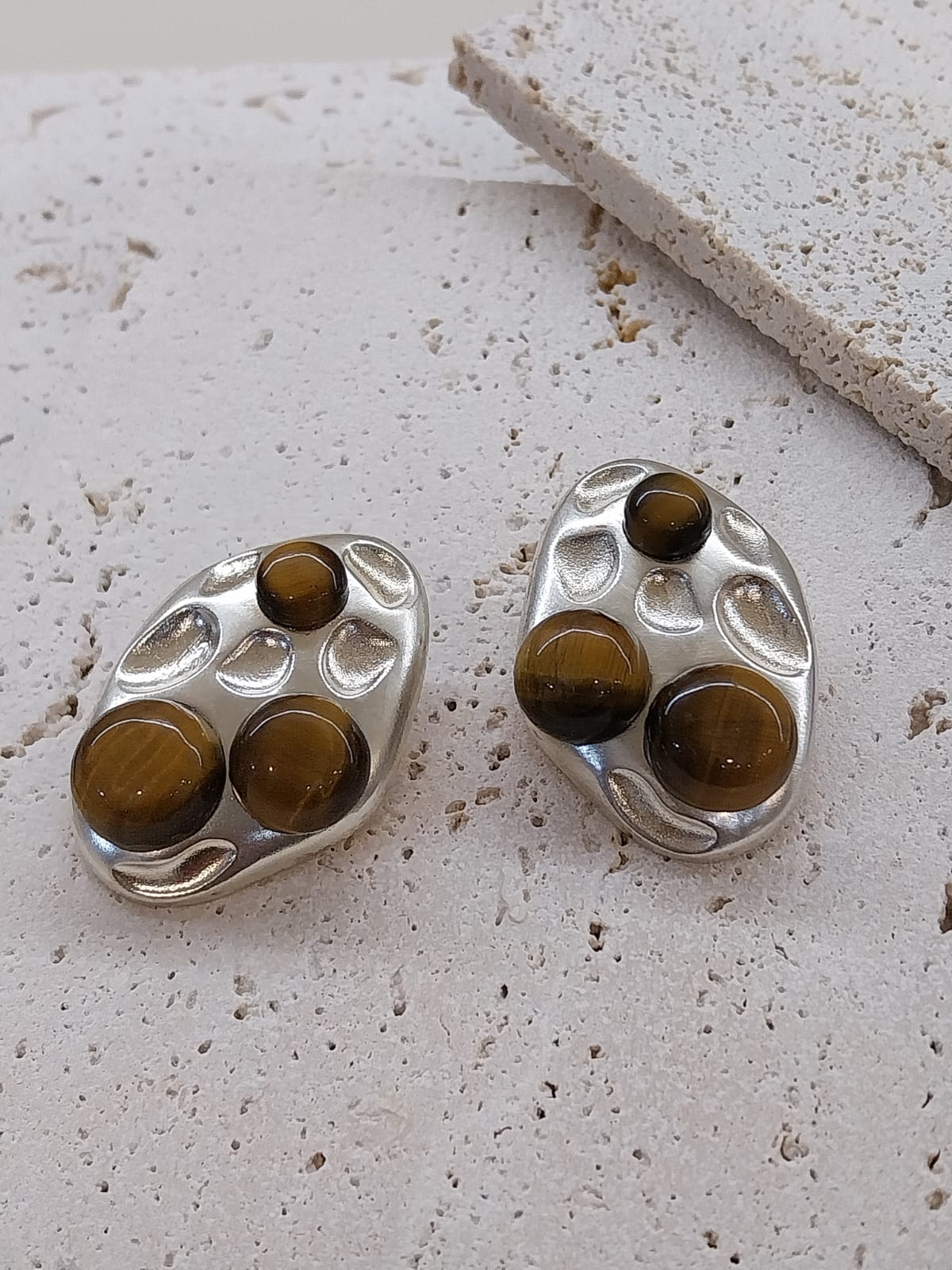 Silver Starship Earrings