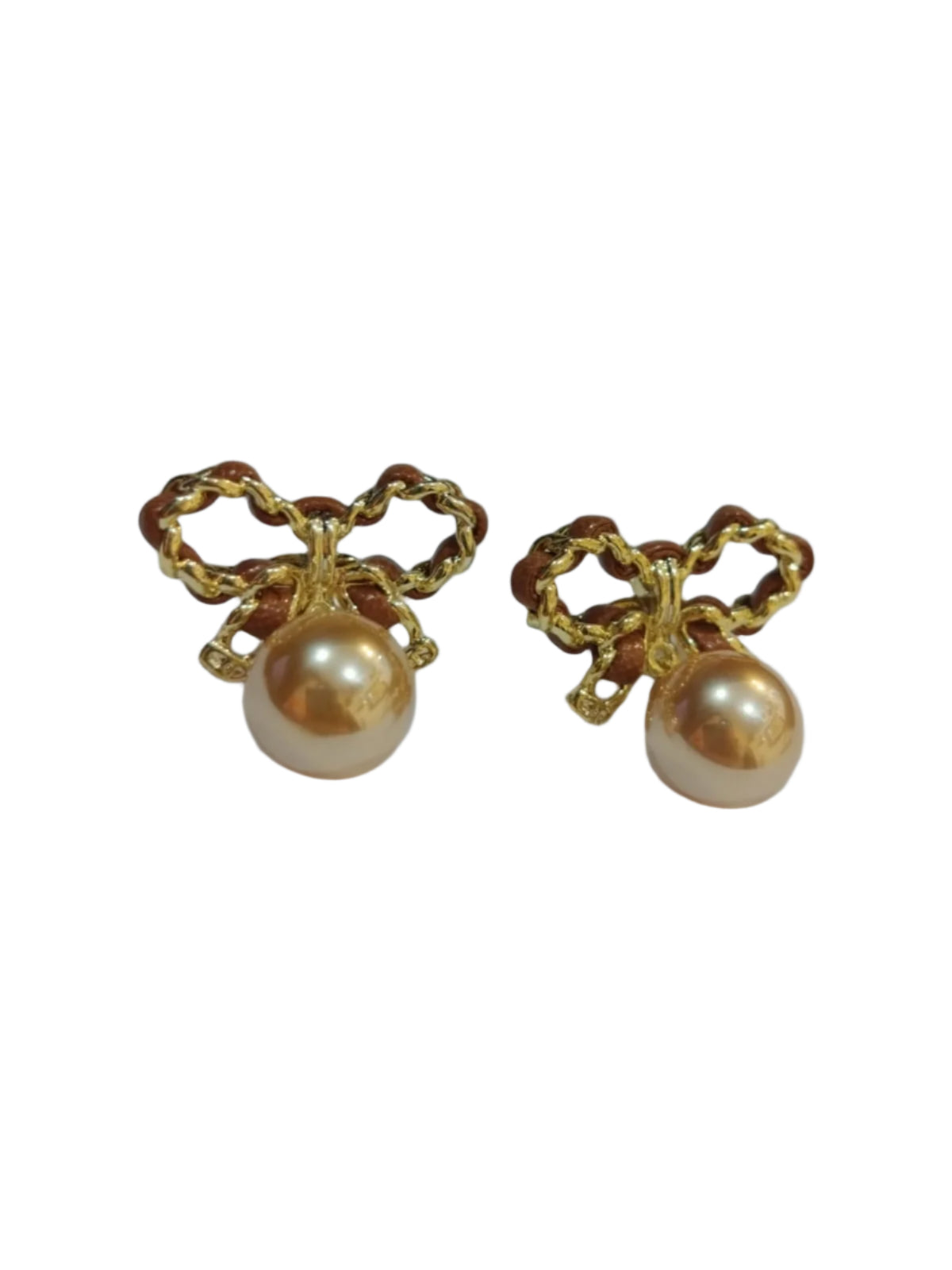 Big Bow Pearl earrings