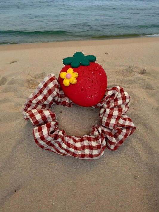 Strawberry Scrunchie