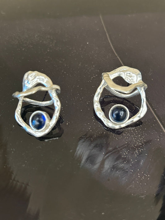 Neptune Earrings - 925 Pure Silver