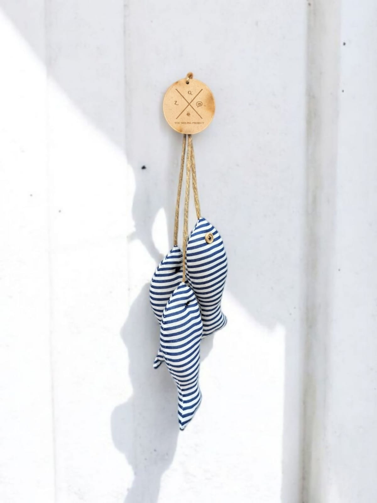Soft & Durable Cotton Fish Cat Toy – Set of 3