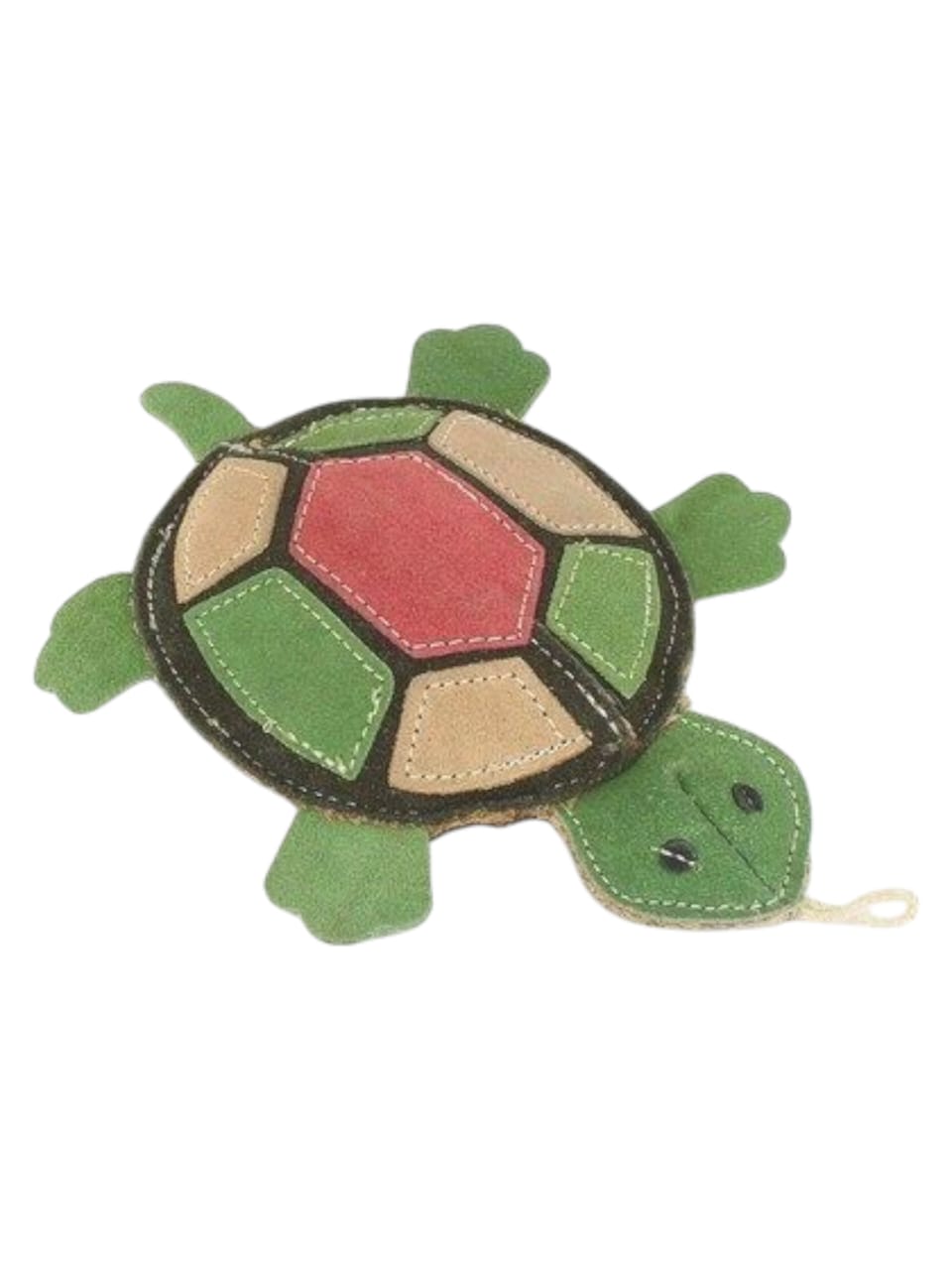 Tough Turtle – Organic Vegan Leather Dog Chew Toy