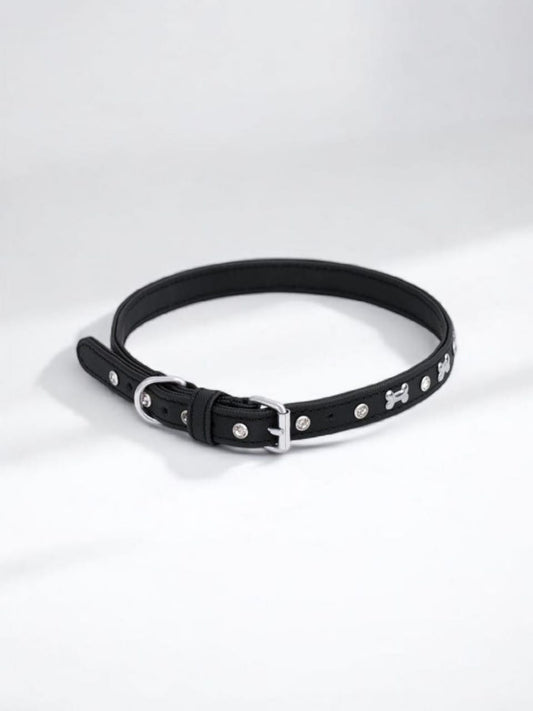 Elegant Vegan Leather Dog Collar – Stylish, Durable & Eco-Friendly