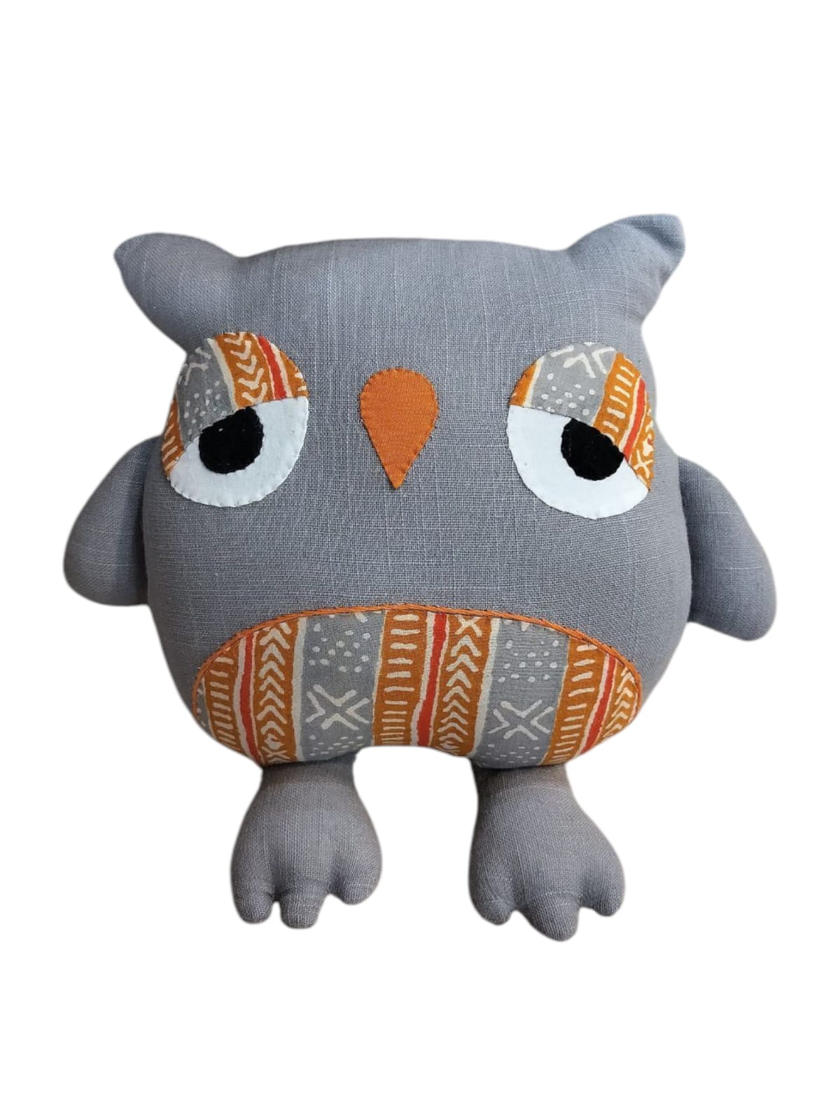 Handmade Patchwork Owl Plush Toy