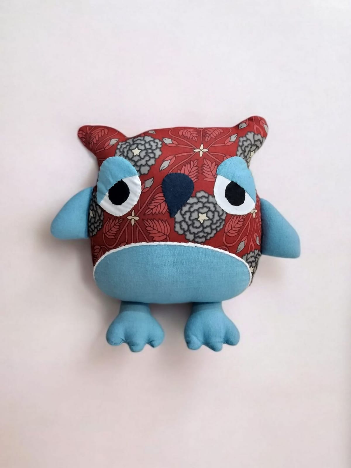 Handmade Patchwork Owl Plush Toy