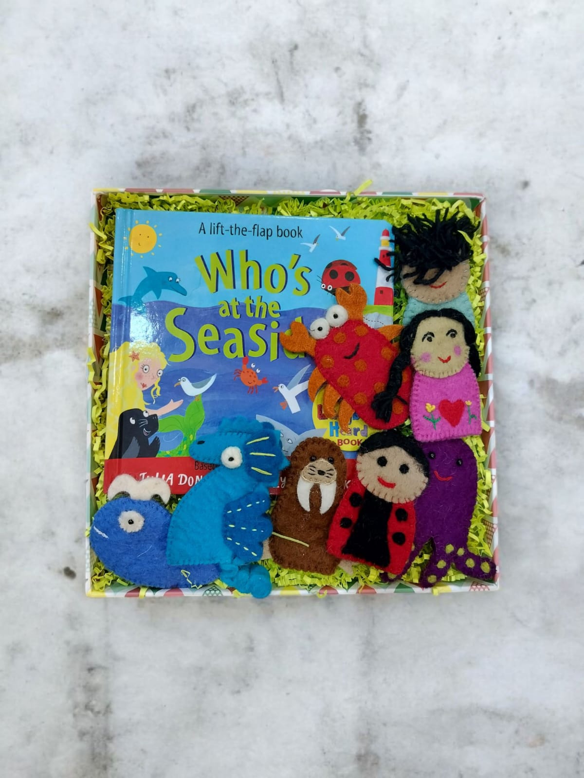 "Who's at the Seaside?" Ocean Adventure Pretend Play Box