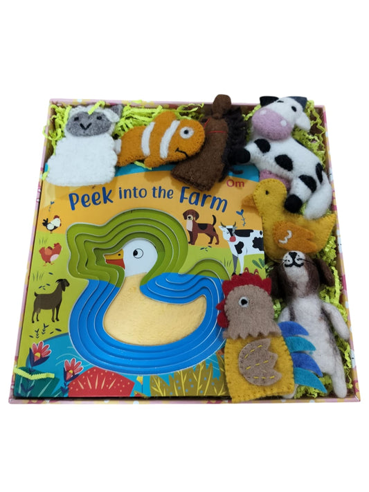 Peek into the Farm: Country Life Pretend Play Box