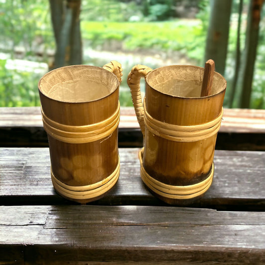 2 Bamboo Mugs